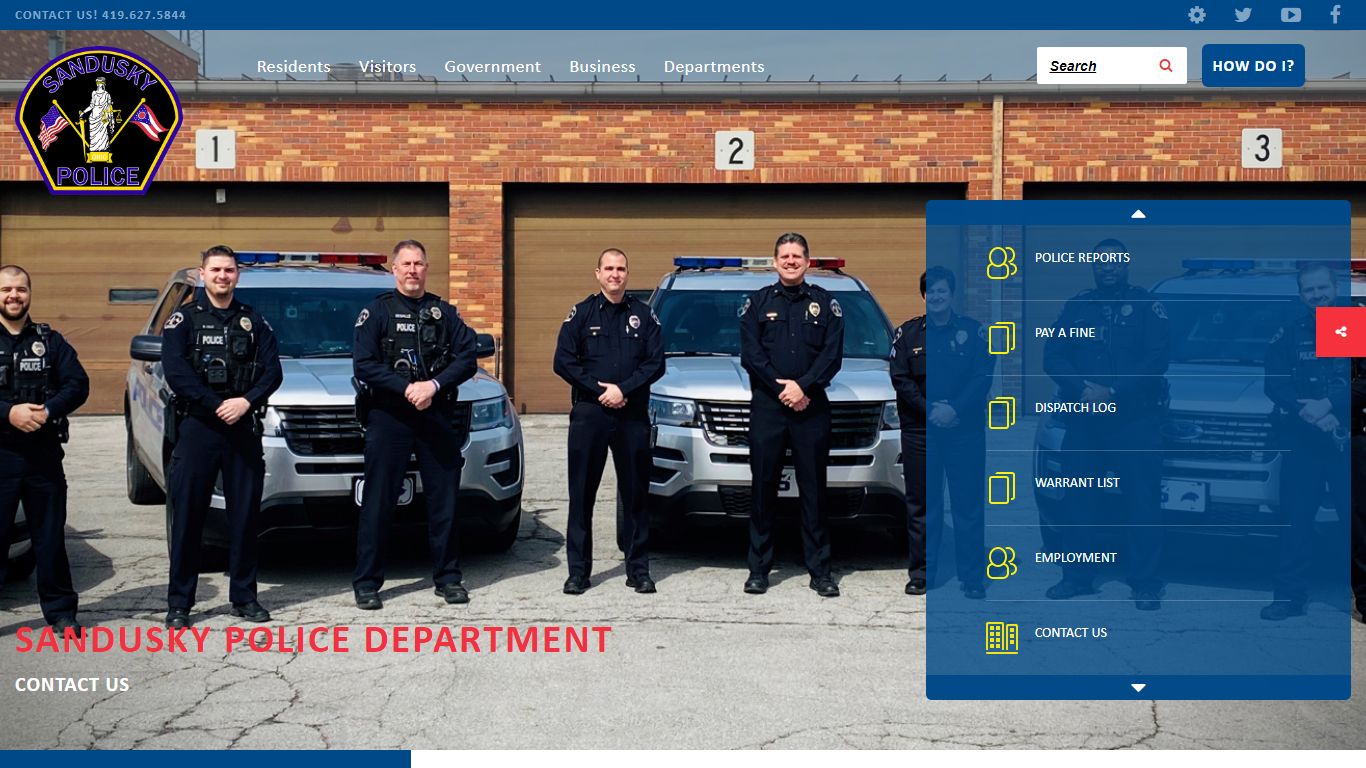 Welcome to City of Sandusky Police Department
